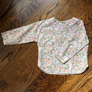 Pink liberty flower blouse